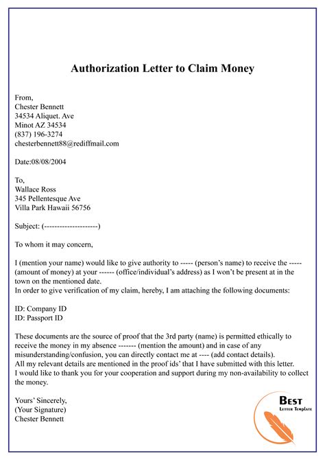 authorization letter to claim money in ayuda|sample authorization letter to claim ayuda .